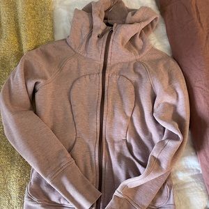 Lululemon scuba jacket size 4. Nude/blush. Rare